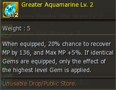 Greater Aquamarine Lv. 2
