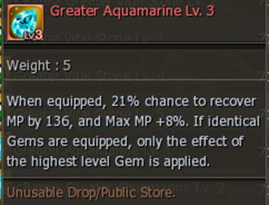 Greater Aquamarine Lv. 3