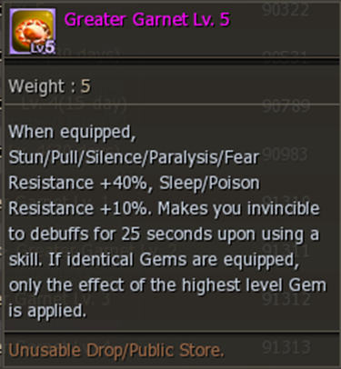 Greater Garnet Lv. 5