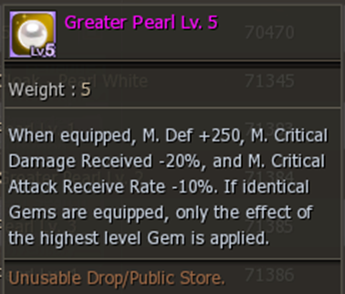 Greater Pearl Lv. 5