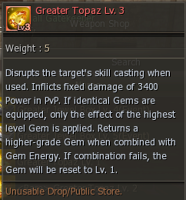 Greater Topaz Lv. 3