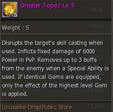 Greater Topaz Lv. 5