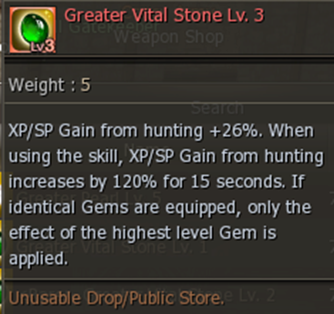 Greater Vital Stone Lv. 3